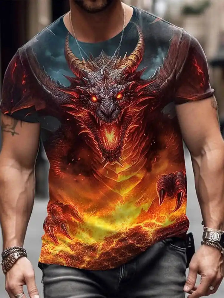 Dragonforged — Dragon 3D Scale Tee