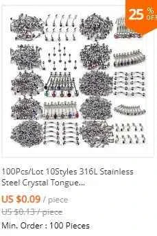 NEW 2Pcs Ear Plugs Tunnels Acrylic - Pedlar's Attic