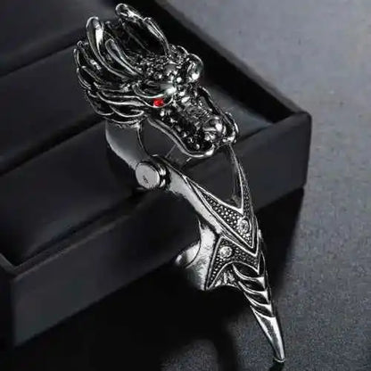 Dragon Eagle Skull Joint Knuckle Full Finger Claw Ring - Pedlar's Attic