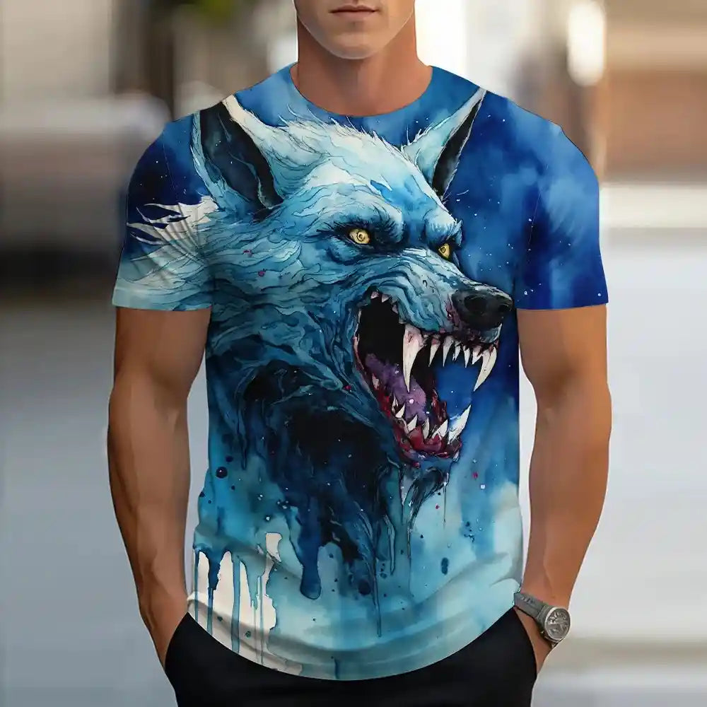 Wild Sovereign – Apex Predator 3D Print Tee
