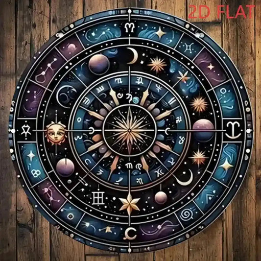 The Star-Knot – Celtic Zodiac Metal Wall Art