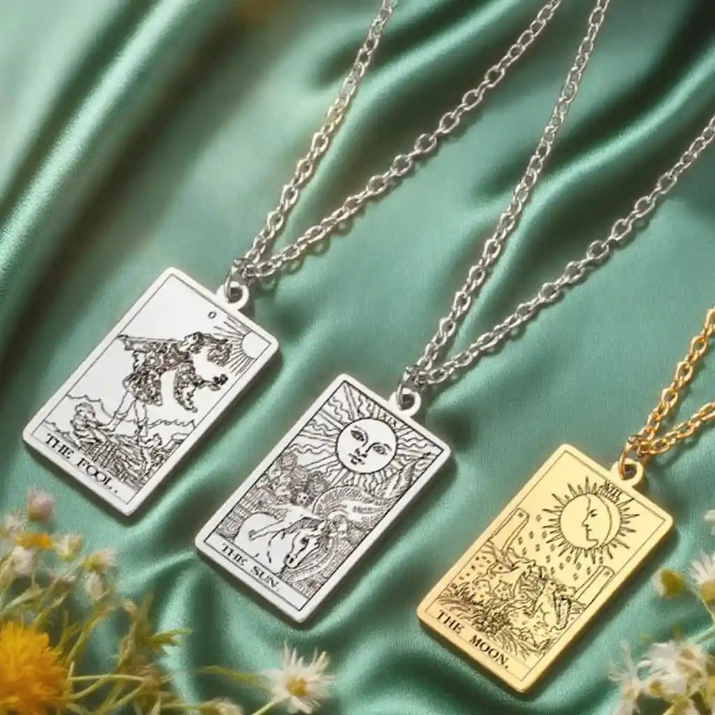 Dawapara Tarot Cards Necklace Women - Pedlar's Attic