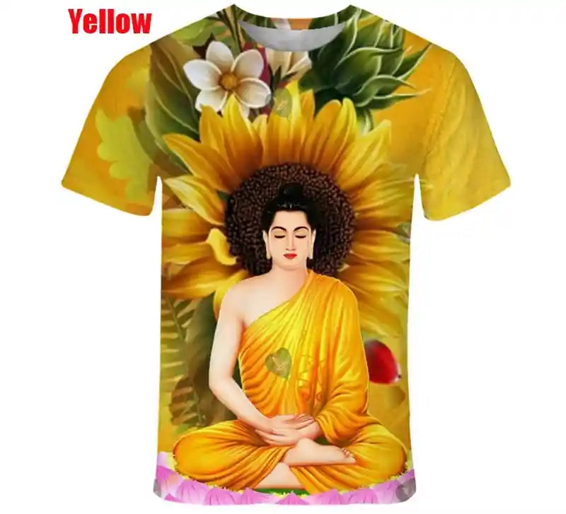 The Enlightened Path – Buddha Shakyamuni 3D Print Tee