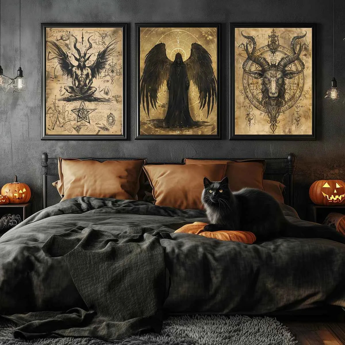 Frameless Gothic Wall Art