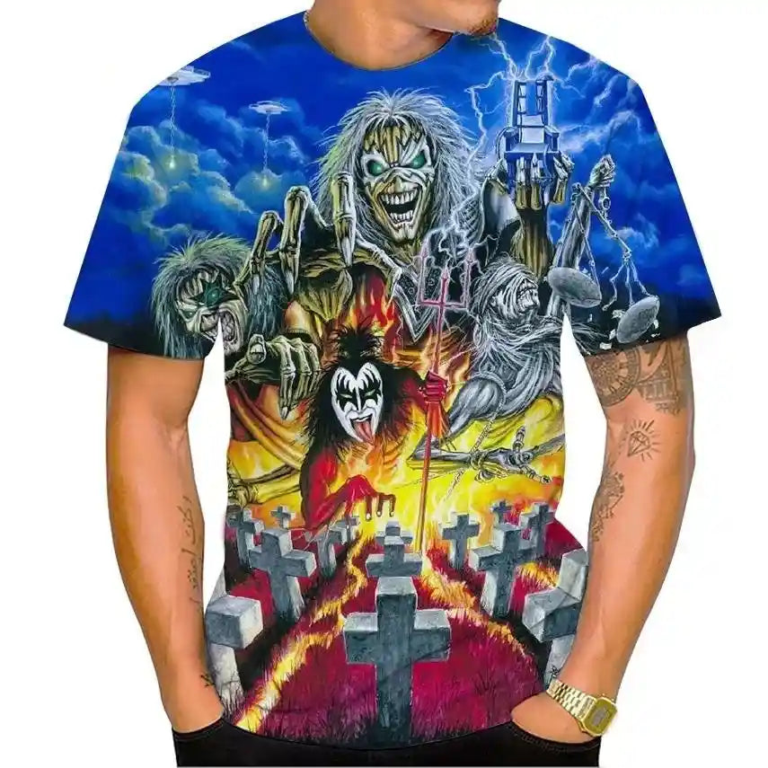 Heavy Metal Fashion Casual Men's Tee - Pedlar's Attic