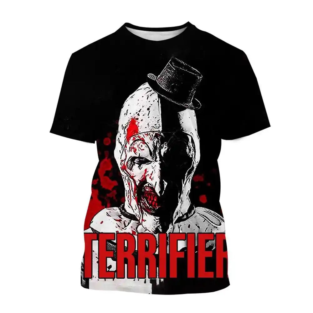The Laughing Dark —Clown Horror  3D Print Tee