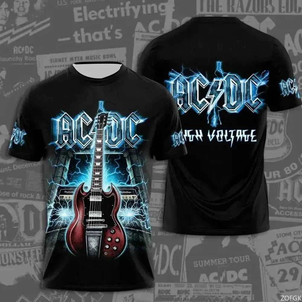 AC DC Men's Rock Band T-shirt HUGE VARIETY