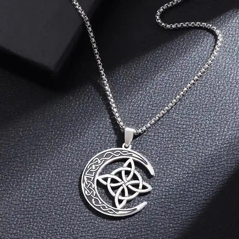 The Moon Knot Collection — Celtic Irish Witch Amulet Necklaces