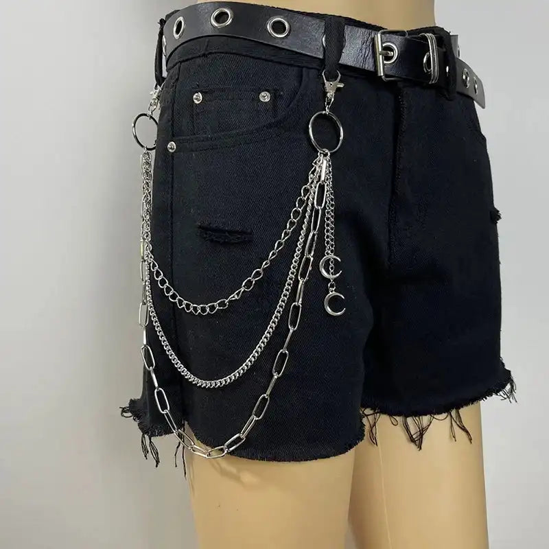 The Chain Between the Loops — Gothic Punk Belt Loop Wallet Chain