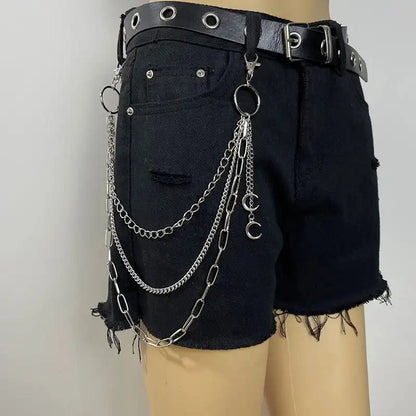The Chain Between the Loops — Gothic Punk Belt Loop Wallet Chain