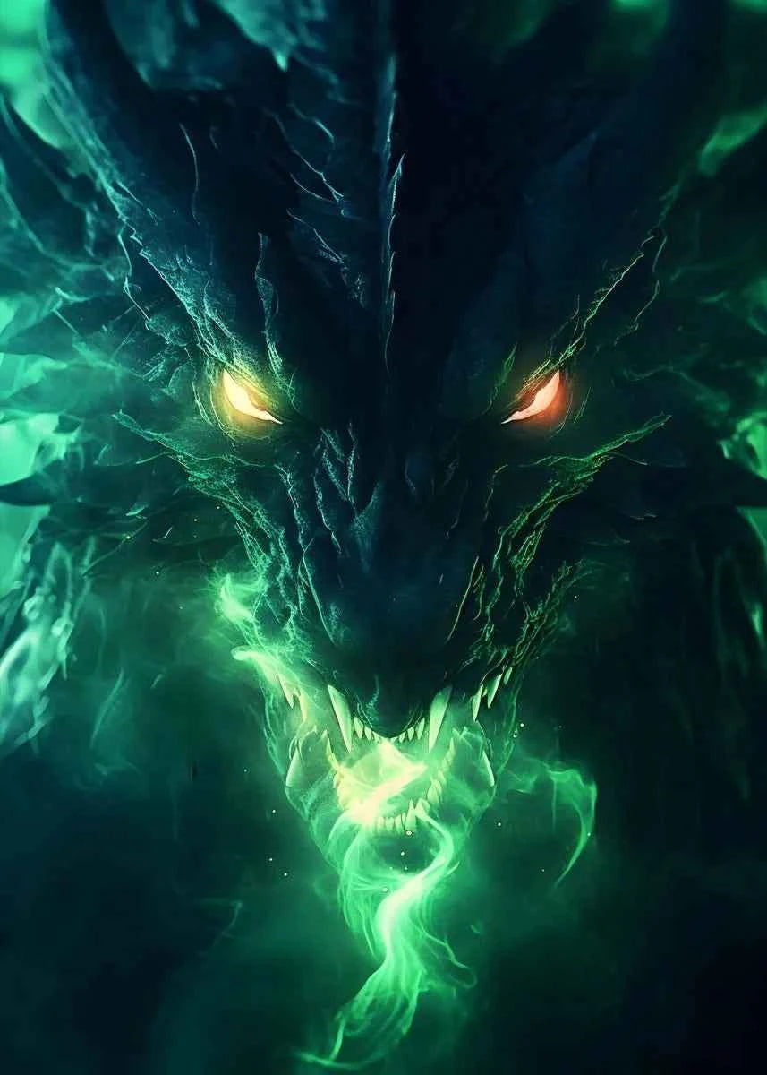 Fantasy Dragon Mythical Animal Posters and Prints