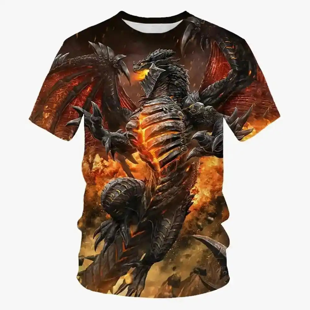 The  Dragon— 3D Dragon Graphic Tee