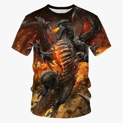 The  Dragon— 3D Dragon Graphic Tee