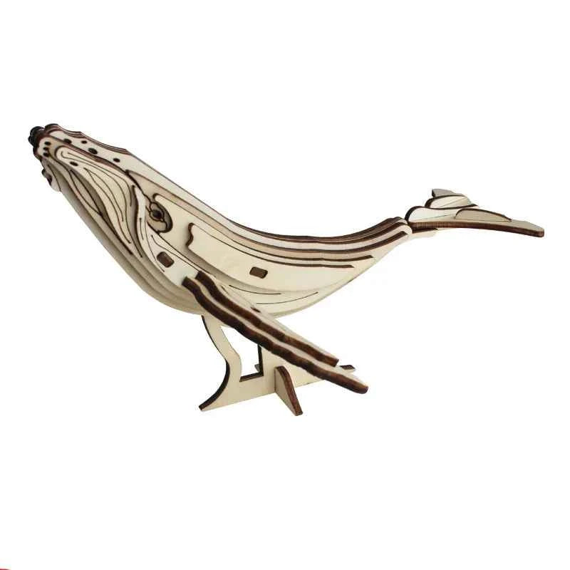 DIY 3D Wooden Puzzle Model Animal Montessori Toys for Children Crafts Dachshund Skeleton Assembly Gift Set for Kids Adults Teens