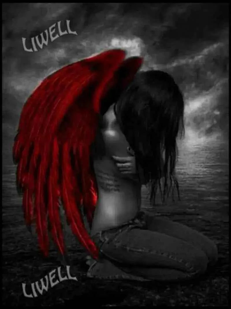 Victoria Style Skull Banquet Fallen Angels Dark Fantasy Art