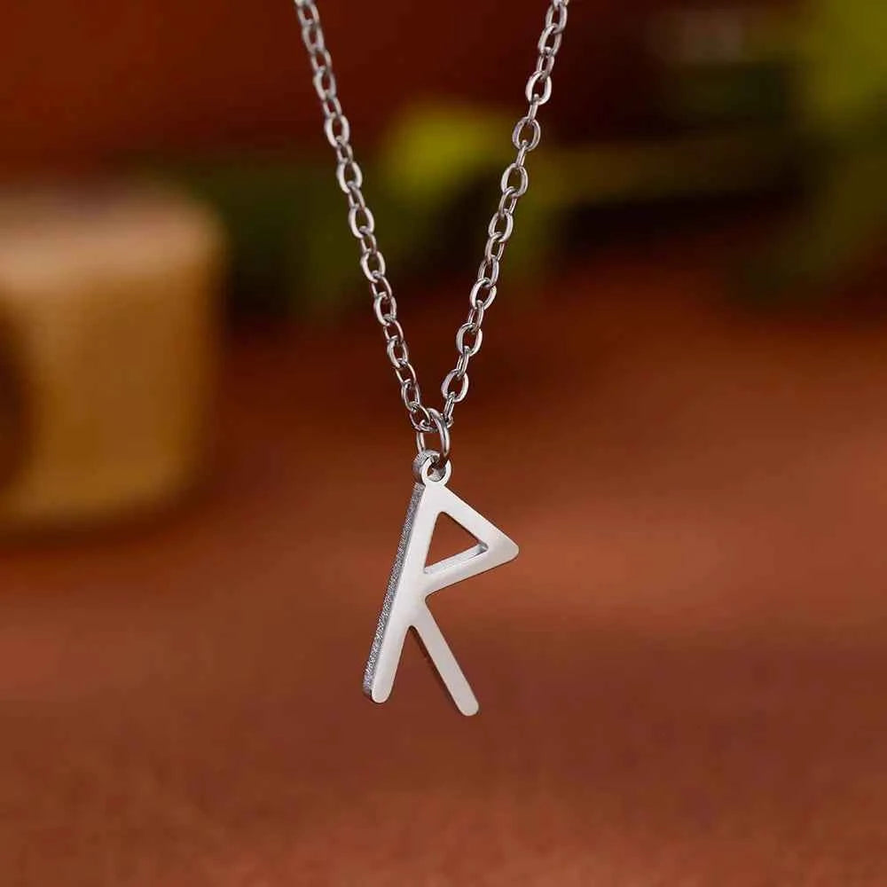 Norse Runic Pendant Viking Rune Layering Necklace