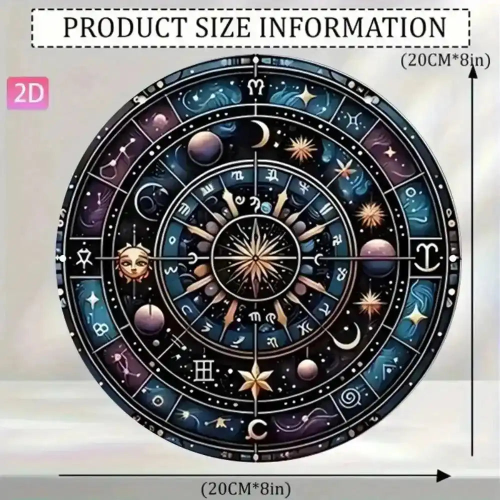 The Star-Knot – Celtic Zodiac Metal Wall Art