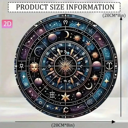The Star-Knot – Celtic Zodiac Metal Wall Art
