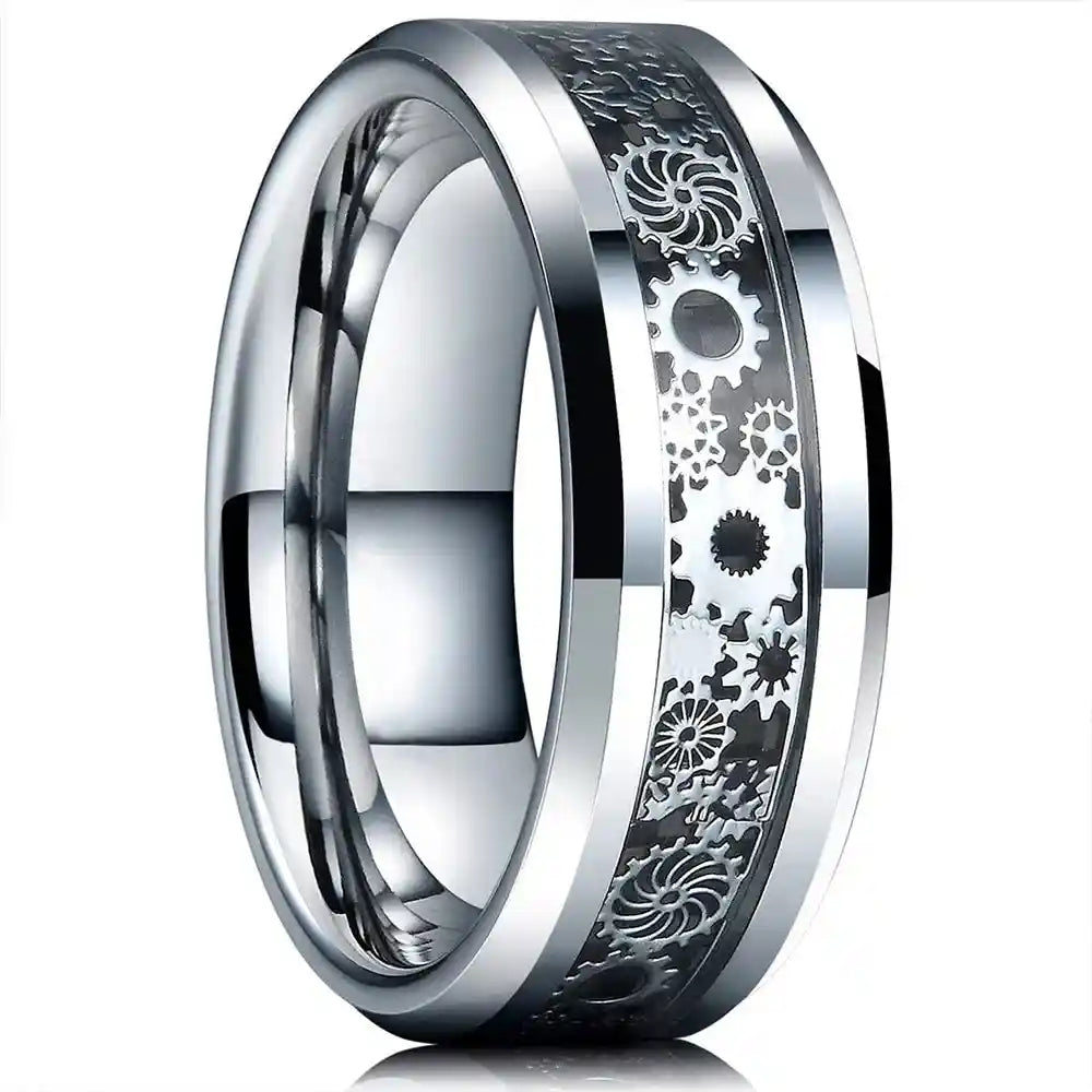 21 Colors 8mm Men's Stainless Steel Celtic Dragon Ring - Pedlar's Attic