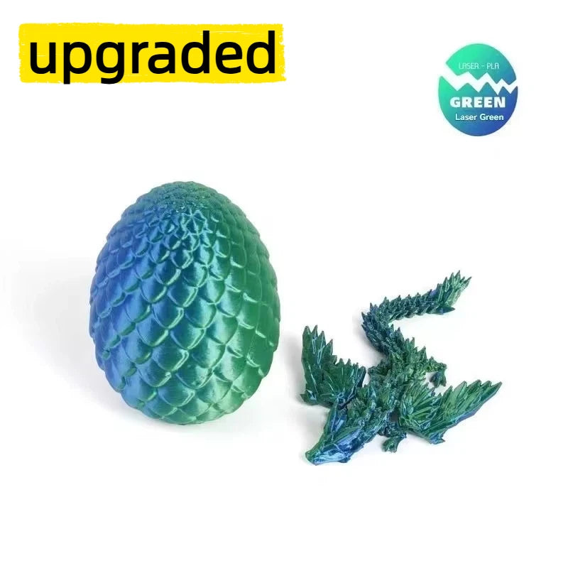 3D Printed Dragon Colorful Gem Dragon Figurines