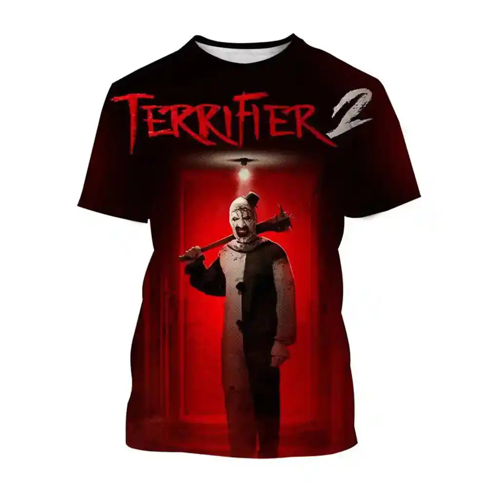 The Laughing Dark —Clown Horror  3D Print Tee
