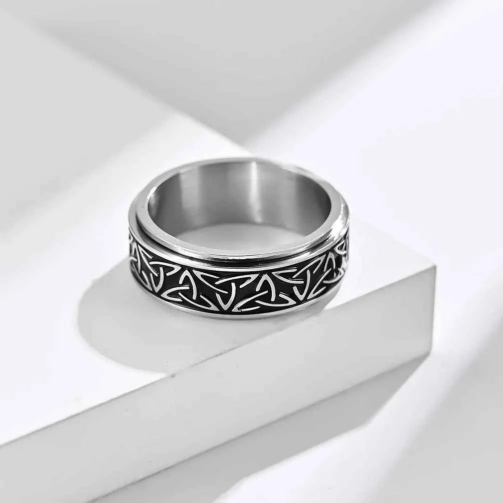 Viking Celtic Knot Rune Rings