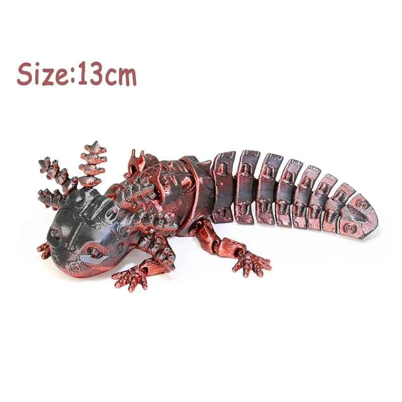 3D Printed Animals Toy Multi-joint Movable Dinosaur Snake Fidget Toy Adults Autism Stress Relief Toys Desktable Decor Kids Gift