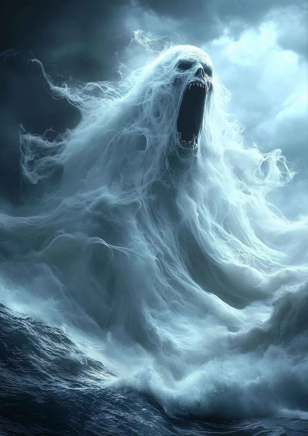 Victoria Style Skull Banquet Fallen Angels Dark Fantasy Art