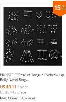 NEW 2Pcs Ear Plugs Tunnels Acrylic - Pedlar's Attic