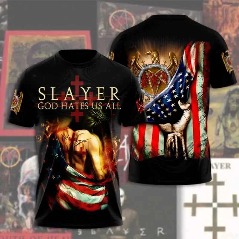 3D T-Shirts -multiple styles! SLAYER! Men's T-shirts