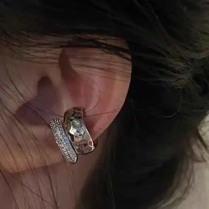 1 Pc 2025 Fashion Minilist No Piercing Ear Cuff Earrings for Woman Fake Piercing Earcuff Clips Earrings for Women Cuffs Jewelry - Pedlar's Attic
