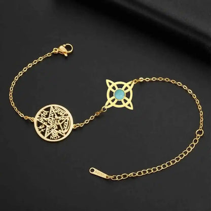 Tetragramaton Double Protection Bracelet - Pedlar's Attic