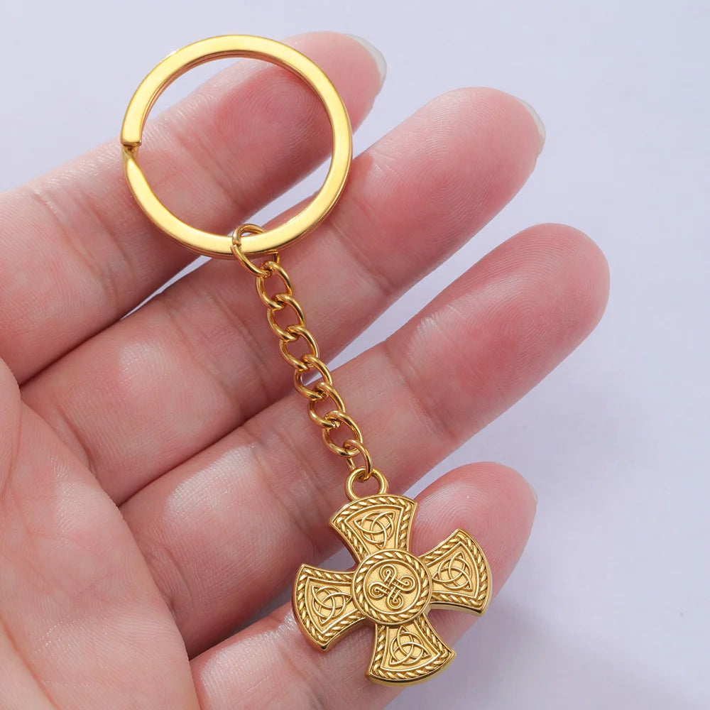 The Covenant Knot — Celtic Triquetra Cross Necklace