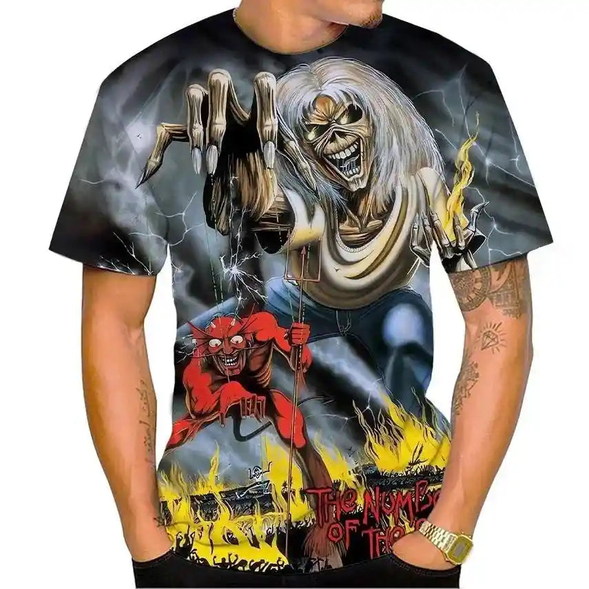 Heavy Metal Fashion Casual Men's Tee - Pedlar's Attic