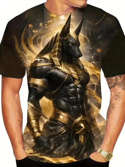 Men's Egyptian Anubis T-Shirt - Pedlar's Attic