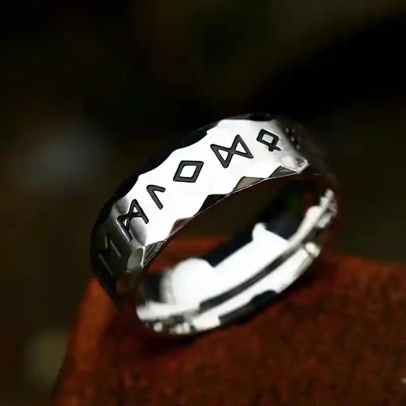 Vintage Odin Norse Viking Amulet Rune Rings - Pedlar's Attic