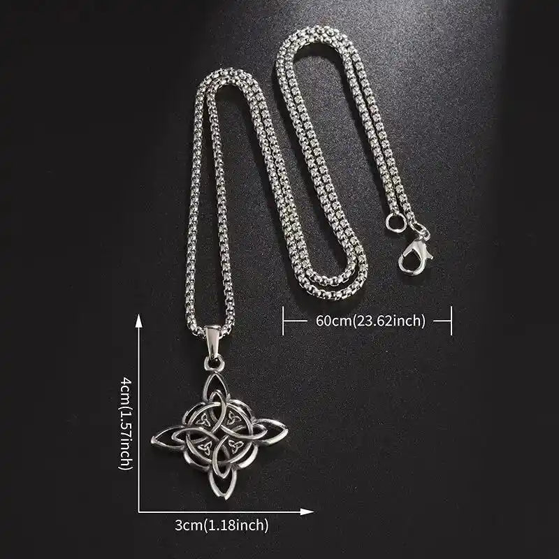 The Odin Quad — Celtic Norse Statement Necklace