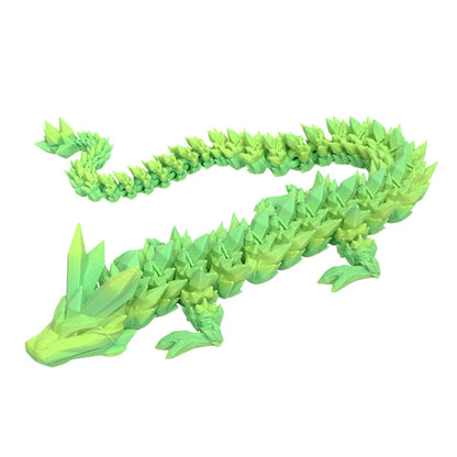 3d Printed Steam Technology Dinosaur Animal Toys Home Room Car Ornaments Joints Can Move Freely Steam Technology Flying Dragon - Pedlar's Attic