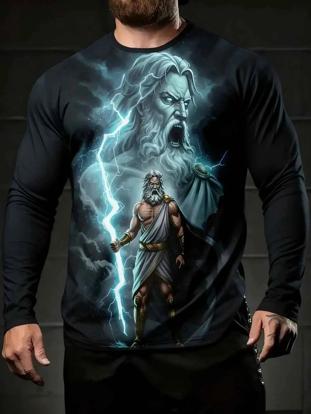Men Cool Mythical gods Characters Graphics shirts