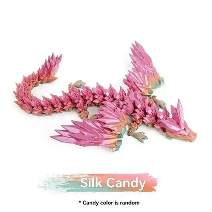 3D Printed Dragon Colorful Gem Dragon Figurines - Pedlar's Attic