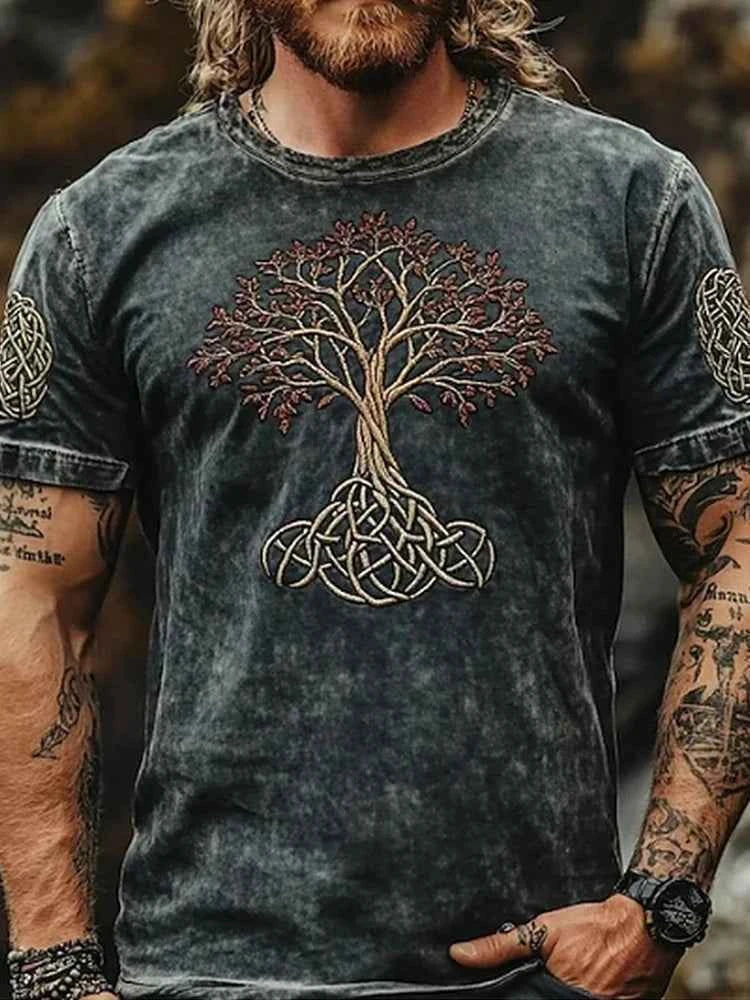 Viking-Crow Viking style T-shirts