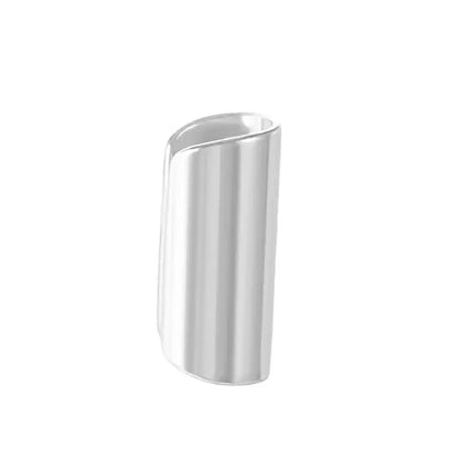 The Architecture of Defiance — Gothic Long Tube Clip Earrings
