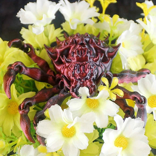 1pc 3D Printed Spider Model, Horror Novelty, Swivel Joint, Dynamic Animal Figurine