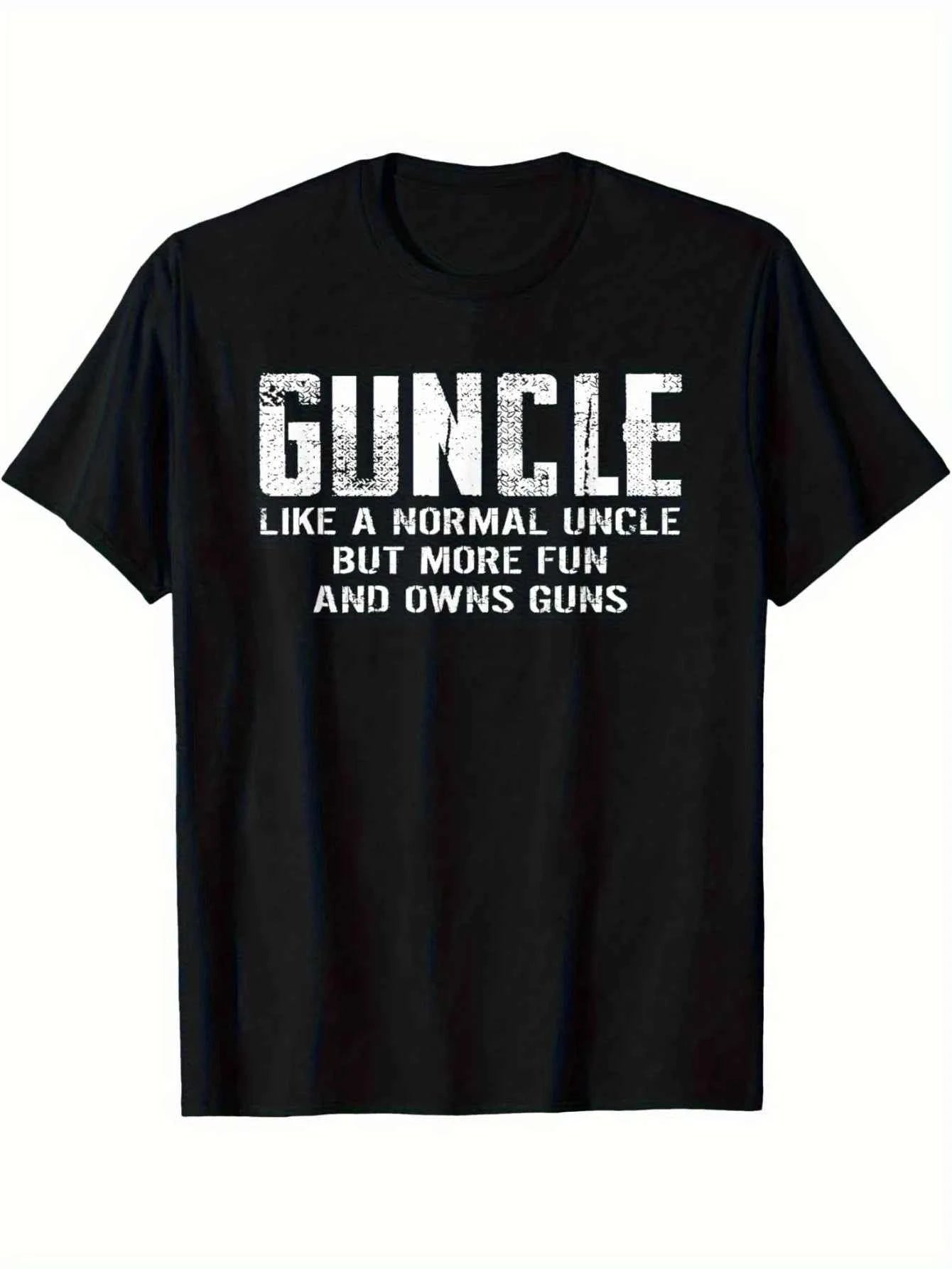 Gun Host Humor Is Like a Normal Uncle Graphic T-Shirt Unisex Gift for Men Men's T-Shirt