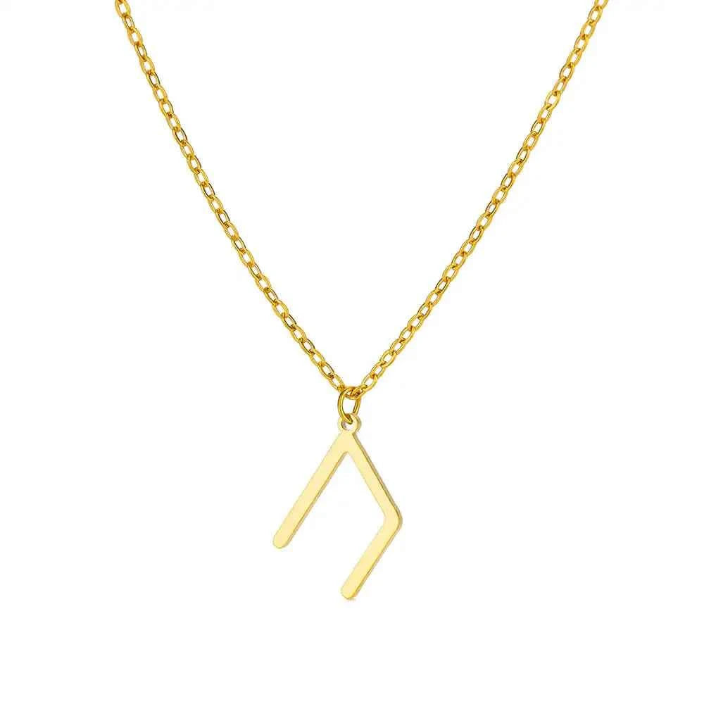 Norse Runic Pendant Viking Rune Layering Necklace