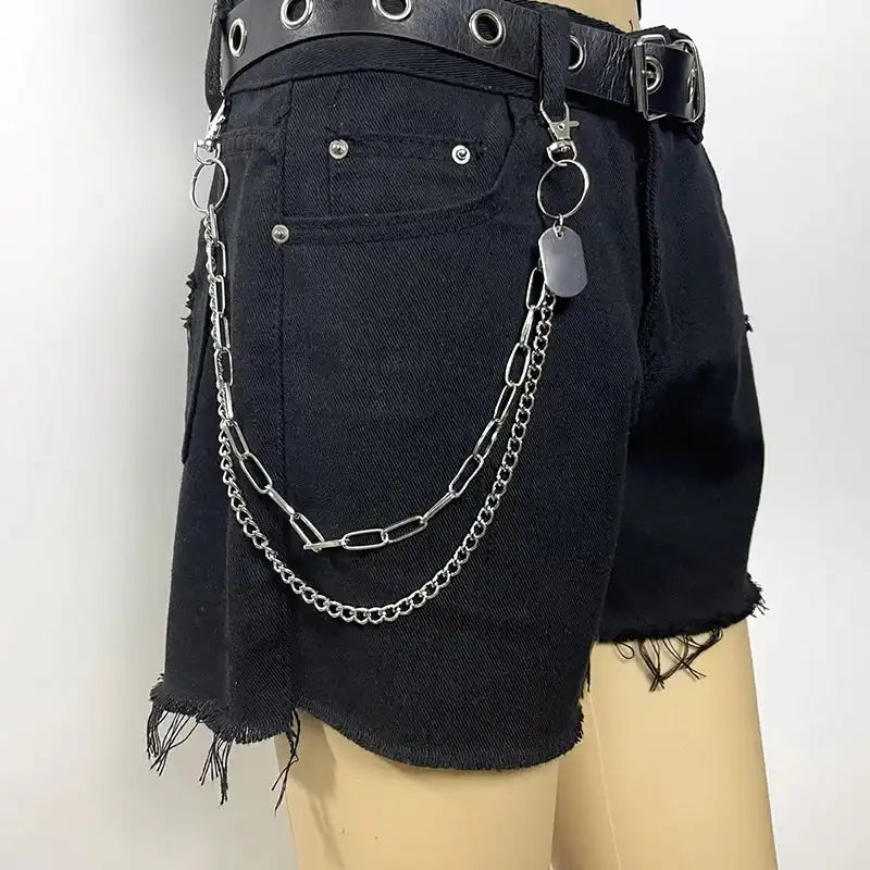 The Chain Between the Loops — Gothic Punk Belt Loop Wallet Chain