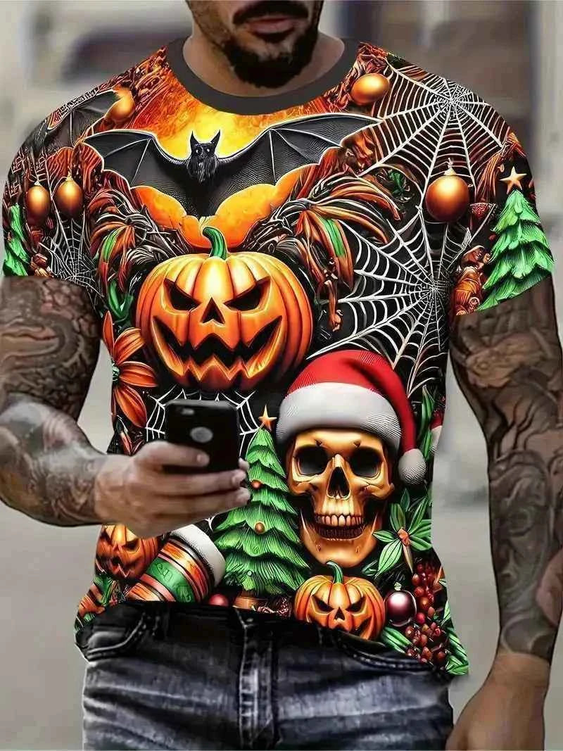 3D Printed Men's T Shirt Horror 4