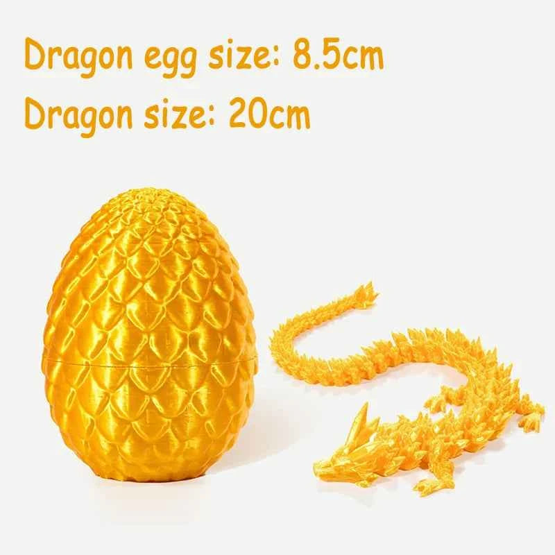 3D Printed Animals Toy Multi-joint Movable Dinosaur Snake Fidget Toy Adults Autism Stress Relief Toys Desktable Decor Kids Gift