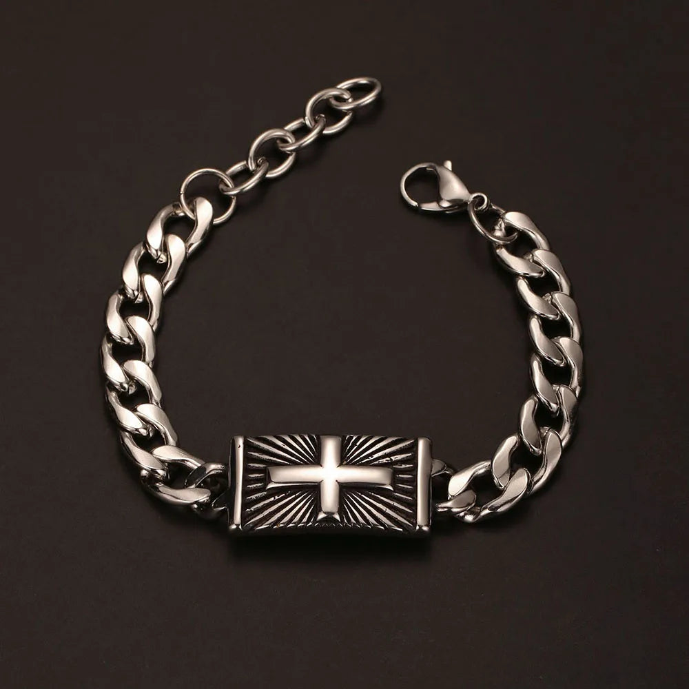The Wolfsong Bracelet — Norse Rune Viking Bracelet
