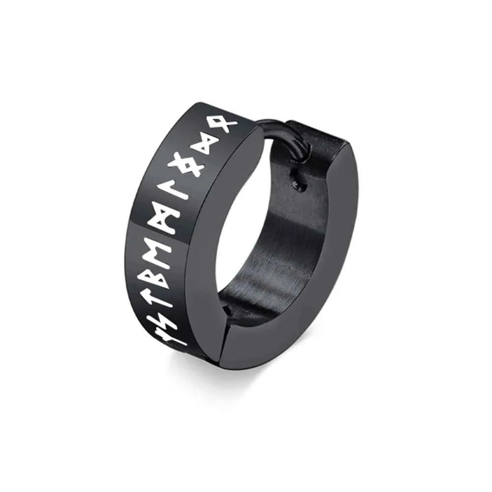 Norse Viking Runes Ear Clips Earrings